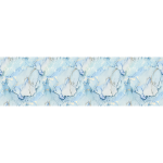 Ambiance - sticker rouleau adh�sif sol anti - d�rapant effet marbre bleu h60 x l200 cm