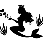 Ambiance - sticker sticker salle de bain la reine des sir�nes