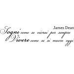 Ambiance - sticker sticker sempre vivere - james dean