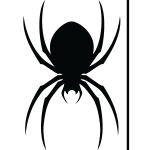 Ambiance - sticker sticker silhouette araign�e pendu