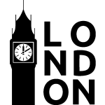 Ambiance - sticker sticker silhouette big ben