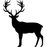 Ambiance - sticker sticker silhouette cerf