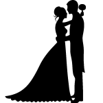Ambiance - sticker sticker silhouette couple