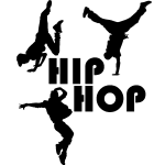 Ambiance - sticker sticker silhouette danseurs hip hop