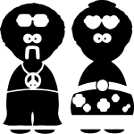 Ambiance - sticker sticker silhouettes personnages d�ssins anim�s