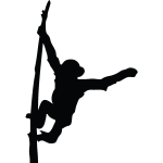 Ambiance - sticker sticker silhouette singe