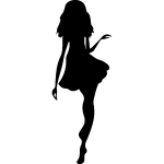 Ambiance - sticker sticker silhouette top model