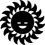 Ambiance - sticker sticker soleil rayonnant