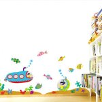 Ambiance - sticker stickers sous marin chambre enfant