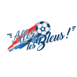 Ambiance - sticker sticker sport slogan allez les bleus