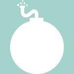 Ambiance - sticker sticker tableau blanc design bombe