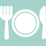 Ambiance - sticker sticker tableau blanc design couverts de table