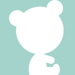 Ambiance - sticker sticker tableau blanc design nounours