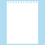 Ambiance - sticker tableau blanc feuille de brouillon