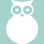 Ambiance - sticker sticker tableau blanc silhouette hibou