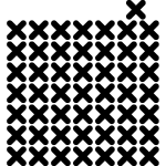 Ambiance - sticker sticker tapisserie 50 croix