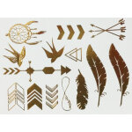 Ambiance - sticker tatouages temporaires ?motif indien?