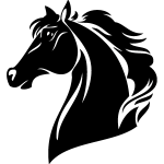 Ambiance - sticker sticker t�te de cheval chic