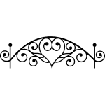 Ambiance - sticker sticker t�te de lit baroque