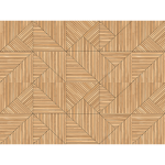 Ambiance - sticker sticker t�te de lit bois art d�co h120 x l160 cm