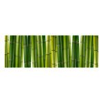 Ambiance - sticker sticker t�te de lit design bambous verts