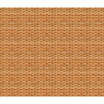 Ambiance - sticker sticker t�te de lit rotin miel h120 x l140 cm