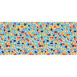 Ambiance - sticker sticker t�te de lit terrazzo d'arlequino