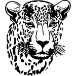 Ambiance - sticker sticker t�te de panth�re