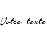 Ambiance - sticker sticker texte personnalisable calligraphie vintage