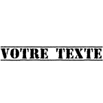 Ambiance - sticker sticker texte personnalisable secret vintage