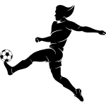Ambiance - sticker sticker tireur d'elite footballeur