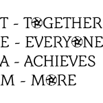 Ambiance - sticker sticker together everyone achieve more