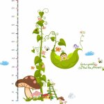 Ambiance - sticker sticker toise jardin et animaux