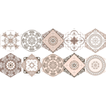 Ambiance - sticker stickers tomettes sol cornalina anti - d�rapant