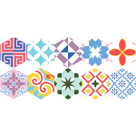 Ambiance - sticker stickers tomettes sol g�raldino anti - d�rapant