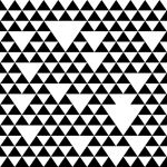 Ambiance - sticker sticker triangles design