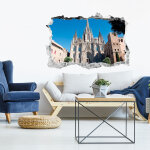 Ambiance - sticker sticker trompe l'oeil cath�drale la sagrada familia