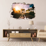 Ambiance - sticker sticker trompe l'oeil les champs - elys�es et l'arc de triomphe