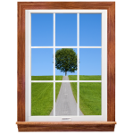 Ambiance - sticker sticker trompe l'oeil chemin