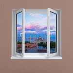 Ambiance - sticker sticker trompe l'oeil istanbul paysage