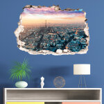 Ambiance - sticker sticker trompe l'oeil panorama paris