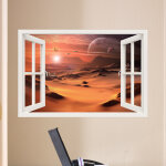 Ambiance - sticker sticker trompe l'oeil plan�te �trang�re