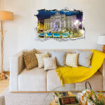 Ambiance - sticker sticker trompe l'oeil rome la fontaine de trevi Ambiance - sticker sticker trompe l'oeil rome la fontaine de trevi