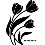Ambiance - sticker sticker tulipes odorantes