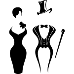 Ambiance - sticker sticker v�tements de couple