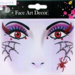 Ambiance - sticker sticker pour visage toile d'araign�e