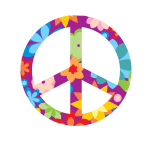 Ambiance - sticker sticker voiture insigne peace and love