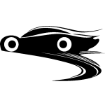 Ambiance - sticker sticker voiture rallye en pleine course