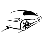 Ambiance - sticker sticker voiture sur piste