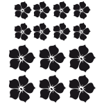 Ambiance - sticker sticker voiture t�tes de fleurs